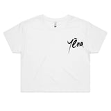 Yena | low blow Womens Crop Tee