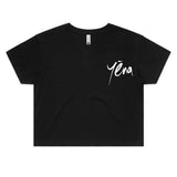 Yena | low blow Womens Crop Tee