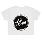 Yena | half cut  Womens Crop Tee